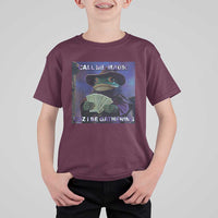 Funny Wizard Frog Fantasy Meme T Shirt For Kid Call Me Magic Cuz I Be Gathering MTG Gamer - Wonder Print Shop