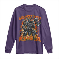Chaotic Knight Metalcore Edgy Meme Aggressively Whimsical Long Sleeve Shirt Armor Metalheads Fairycore Tendencies - Wonder Print Shop