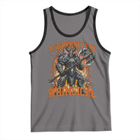 Chaotic Knight Metalcore Edgy Meme Aggressively Whimsical Tank Top Armor Metalheads Fairycore Tendencies - Wonder Print Shop
