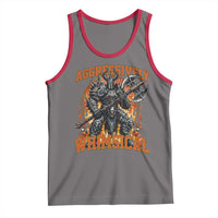Chaotic Knight Metalcore Edgy Meme Aggressively Whimsical Tank Top Armor Metalheads Fairycore Tendencies - Wonder Print Shop