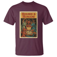 Houses and Humans Fantasy Tabletop Game T Shirt Retro RPG Dragons Board Game Roleplay Fans - Wonder Print Shop