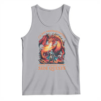 I’m Not Procrastinating I’m Doing Side Quests Tank Top Fantasy Gamer Humor Epic Dragon RPG Adventure - Wonder Print Shop