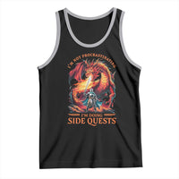 I’m Not Procrastinating I’m Doing Side Quests Tank Top Fantasy Gamer Humor Epic Dragon RPG Adventure - Wonder Print Shop