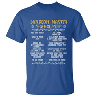 Dungeon Master Translator RPG Humor T Shirt Sarcastic Tabletop Roleplay Game Masters and Players - Wonder Print Shop