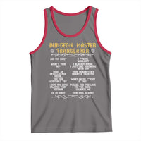Dungeon Master Translator RPG Humor Tank Top Sarcastic Tabletop Roleplay Game Masters and Players - Wonder Print Shop