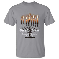 Pray for Bondi Australia Hanukkah Dec 14 2025 T Shirt Menorah Lights Jewish Faith Memorial - Wonder Print Shop