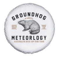 Groundhog Meteorology Spare Tire Cover Estd 1887 Accurate 50 Percent Of The Time Woodchuck