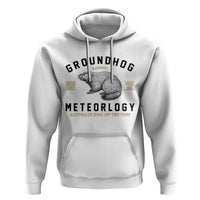 Groundhog Meteorology Hoodie Estd 1887 Accurate 50 Percent Of The Time Woodchuck