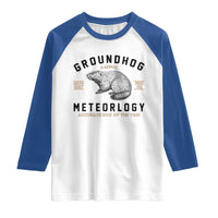 Groundhog Meteorology Raglan Shirt Estd 1887 Accurate 50 Percent Of The Time Woodchuck