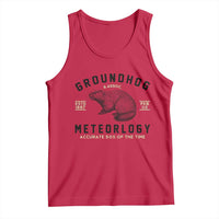 Groundhog Meteorology Tank Top Estd 1887 Accurate 50 Percent Of The Time Woodchuck