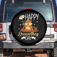 Happy Groundhog Day Spare Tire Cover Punxsutawney Phil Groundhog Lover