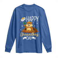 Happy Groundhog Day Long Sleeve Shirt Punxsutawney Phil Groundhog Lover