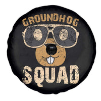 Groundhog Squad Spare Tire Cover Cute Woodchuck Happy Groundhog Day
