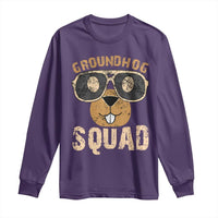 Groundhog Squad Long Sleeve Shirt Cute Woodchuck Happy Groundhog Day