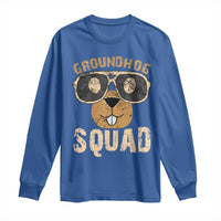 Groundhog Squad Long Sleeve Shirt Cute Woodchuck Happy Groundhog Day