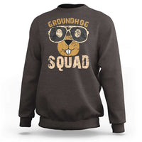 Groundhog Squad Sweatshirt Cute Woodchuck Happy Groundhog Day