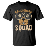 Groundhog Squad T Shirt Cute Woodchuck Happy Groundhog Day