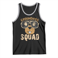 Groundhog Squad Tank Top Cute Woodchuck Happy Groundhog Day