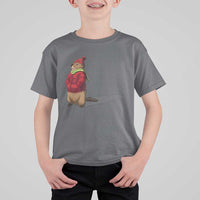 Groundhog Shadow T Shirt For Kid Funny Woodchuck Ground Hog Meteorlogy