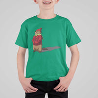 Groundhog Shadow T Shirt For Kid Funny Woodchuck Ground Hog Meteorlogy