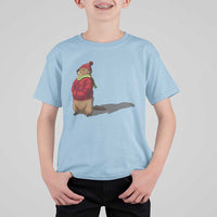 Groundhog Shadow T Shirt For Kid Funny Woodchuck Ground Hog Meteorlogy