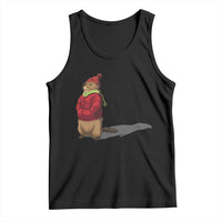 Groundhog Shadow Tank Top Funny Woodchuck Ground Hog Meteorlogy