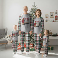 Groundhog Shadow Plaid Pajama Set Eeek The Shadow Makes My Butt Look Huge - Wonder Print Shop
