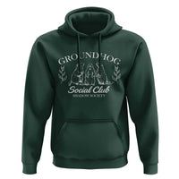 Groundhog Social Club Hoodie Shadow Society Funny Woodchuck