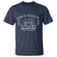 Groundhog Social Club T Shirt Shadow Society Funny Woodchuck