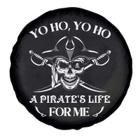 Funny Pirate Skull Spare Tire Cover Yo Ho Life For Me Buccaneer Freebooter