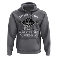 Funny Pirate Hoodie Pirate Life For Me Pirate Skull Buccaneer Freebooter