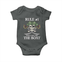Funny Pirate Baby Onesie Rule #1 Don't Fall Off The Boat Cruise Party Gift