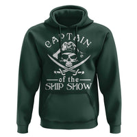 Funny Pirate Hoodie Captain Ship Show Boater Boating Captain