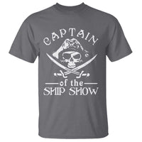 Funny Pirate T Shirt Captain Ship Show Boater Boating Captain