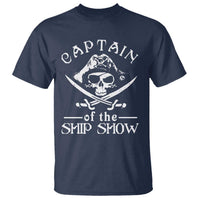 Funny Pirate T Shirt Captain Ship Show Boater Boating Captain