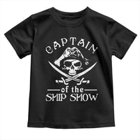 Funny Pirate Toddler T Shirt Captain Ship Show Boater Boating Captain