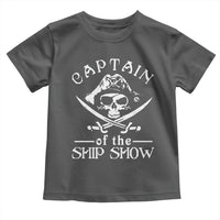 Funny Pirate Toddler T Shirt Captain Ship Show Boater Boating Captain