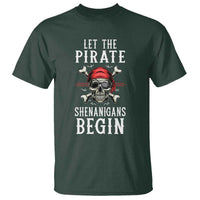 Let The Pirate Shenanigans Begin T Shirt Pirate Skull