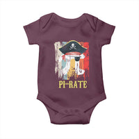 Funny Pi-rate Baby Onesie Pi Day Math Geek Pirate Lover