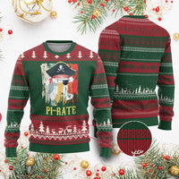 Funny Pi-rate Ugly Christmas Sweater Pi Day Math Geek Pirate Lover - Wonder Print Shop