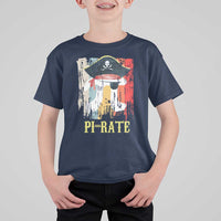 Funny Pi-rate T Shirt For Kid Pi Day Math Geek Pirate Lover