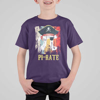 Funny Pi-rate T Shirt For Kid Pi Day Math Geek Pirate Lover