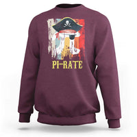 Funny Pi-rate Sweatshirt Pi Day Math Geek Pirate Lover