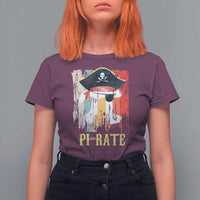 Funny Pi-rate T Shirt For Women Pi Day Math Geek Pirate Lover