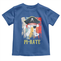 Funny Pi-rate Toddler T Shirt Pi Day Math Geek Pirate Lover