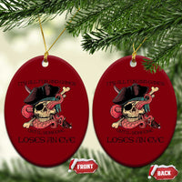 Funny Pirate Ceramic Ornament All Fun And Games Until Someone Loses an Eye - Wonder Print Shop