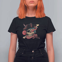Funny Pirate T Shirt For Women All Fun And Games Until Someone Loses An Eye