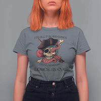 Funny Pirate T Shirt For Women All Fun And Games Until Someone Loses An Eye
