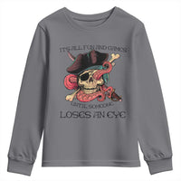 Funny Pirate Youth Sweatshirt All Fun And Games Until Someone Loses an Eye