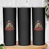 Cute Groundhog Skinny Tumbler Woodchuck Day Animal Lover